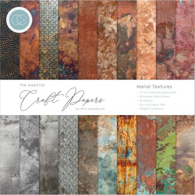 Craft Consortium Designpapier - Metal Textures